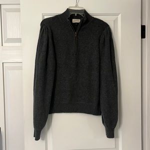 Universal thread half zip sweater